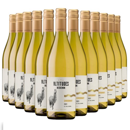 Case of 12 Altitudes Reserva Chardonnay 75cl White Wine